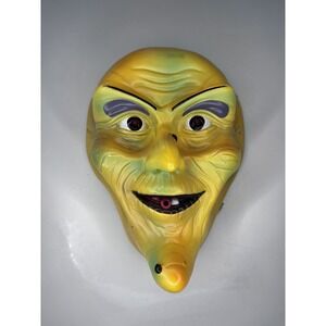 👺Vtg Easter Unlimited Inc Motion Censored Wall Hanging Mask Halloween- Read!